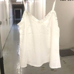 Vintage simple white tank